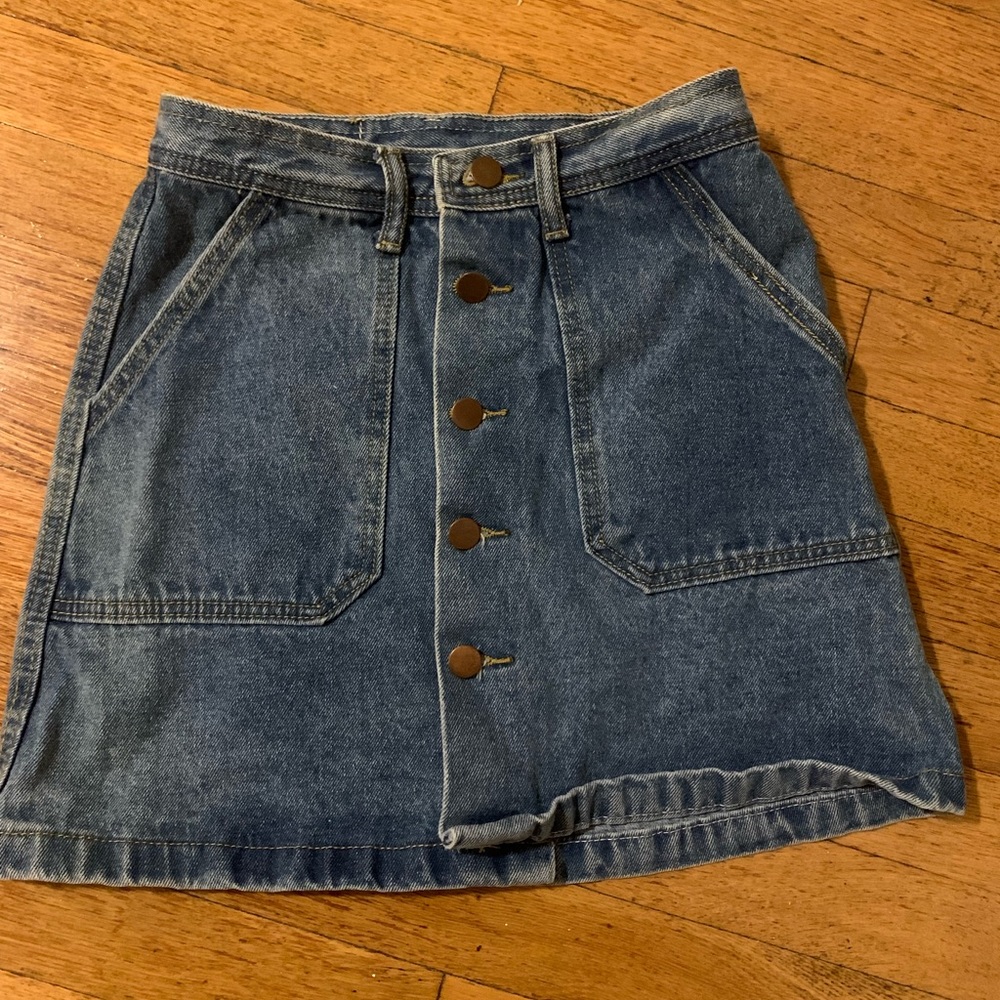 Shein jean skirt| A line